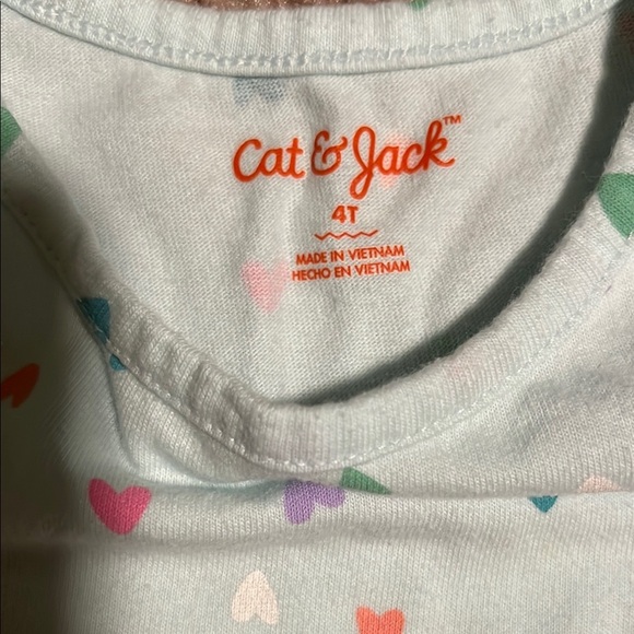 Cat & Jack Kids Heart Print Dress - Multicolor - Picture 2 of 3